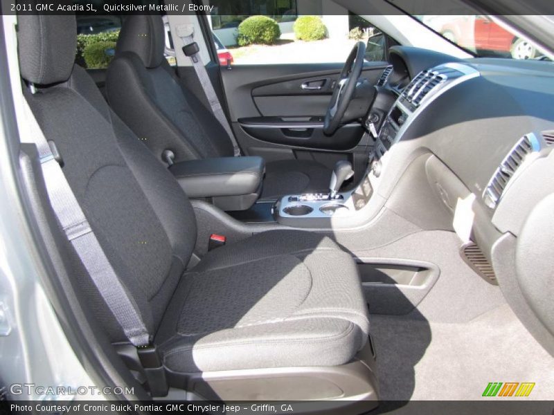Quicksilver Metallic / Ebony 2011 GMC Acadia SL