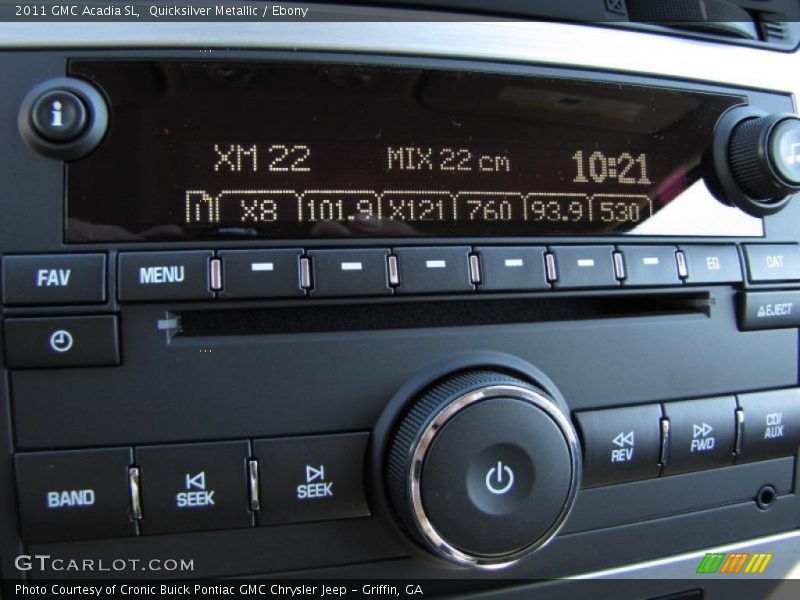 Quicksilver Metallic / Ebony 2011 GMC Acadia SL