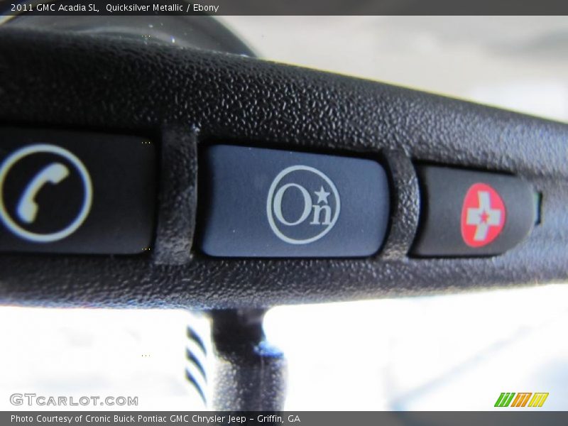 Quicksilver Metallic / Ebony 2011 GMC Acadia SL