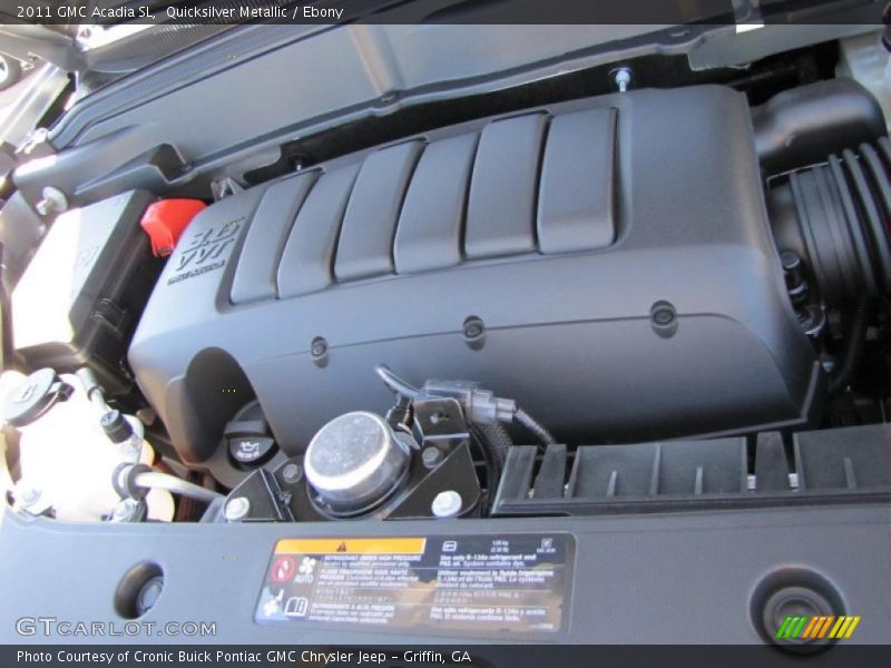 Quicksilver Metallic / Ebony 2011 GMC Acadia SL