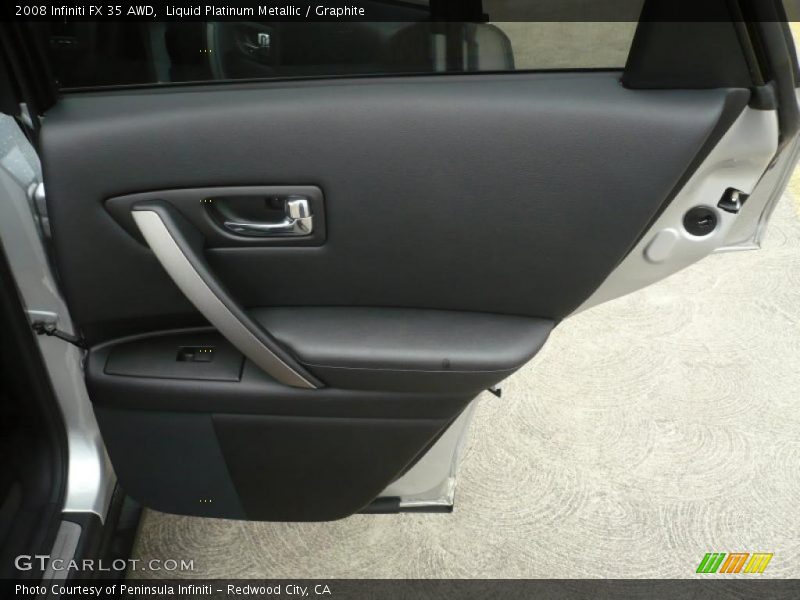 Liquid Platinum Metallic / Graphite 2008 Infiniti FX 35 AWD