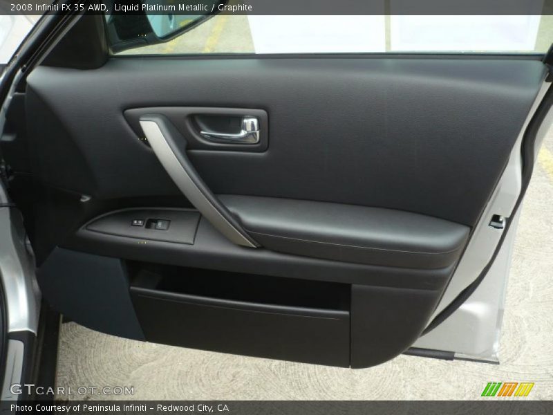Liquid Platinum Metallic / Graphite 2008 Infiniti FX 35 AWD