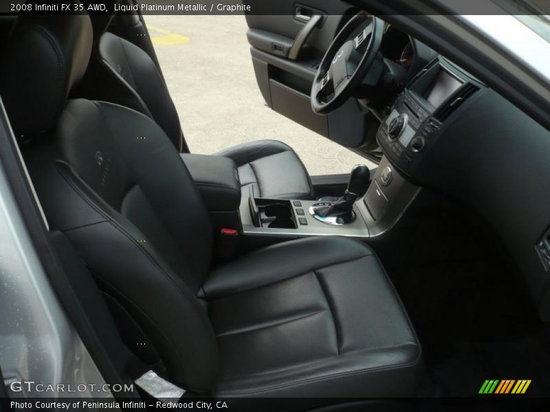 Liquid Platinum Metallic / Graphite 2008 Infiniti FX 35 AWD