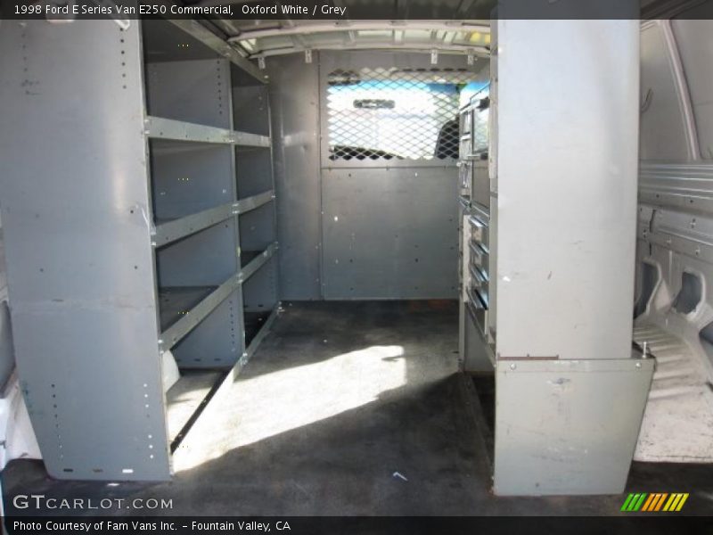 Oxford White / Grey 1998 Ford E Series Van E250 Commercial