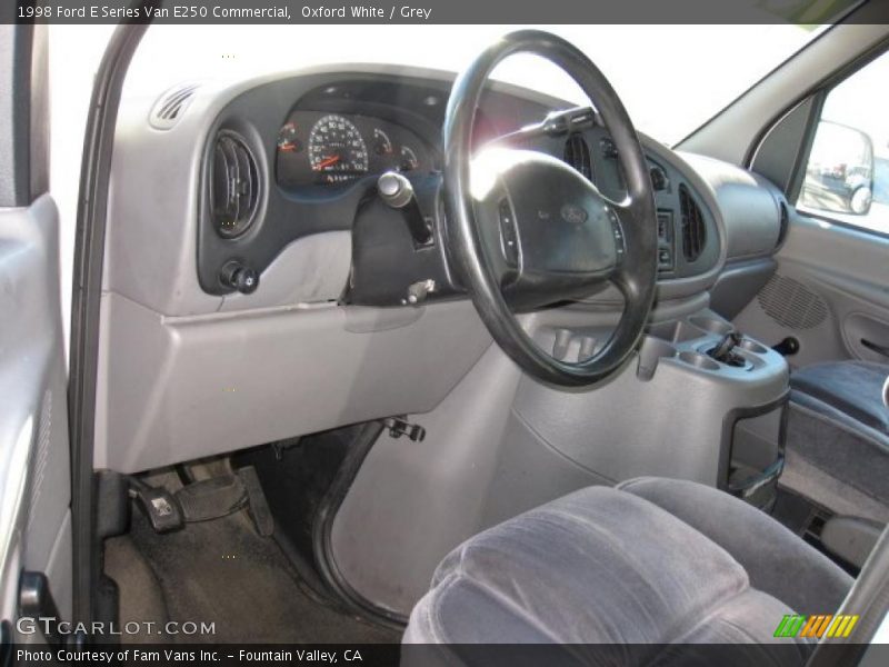 Dashboard of 1998 E Series Van E250 Commercial