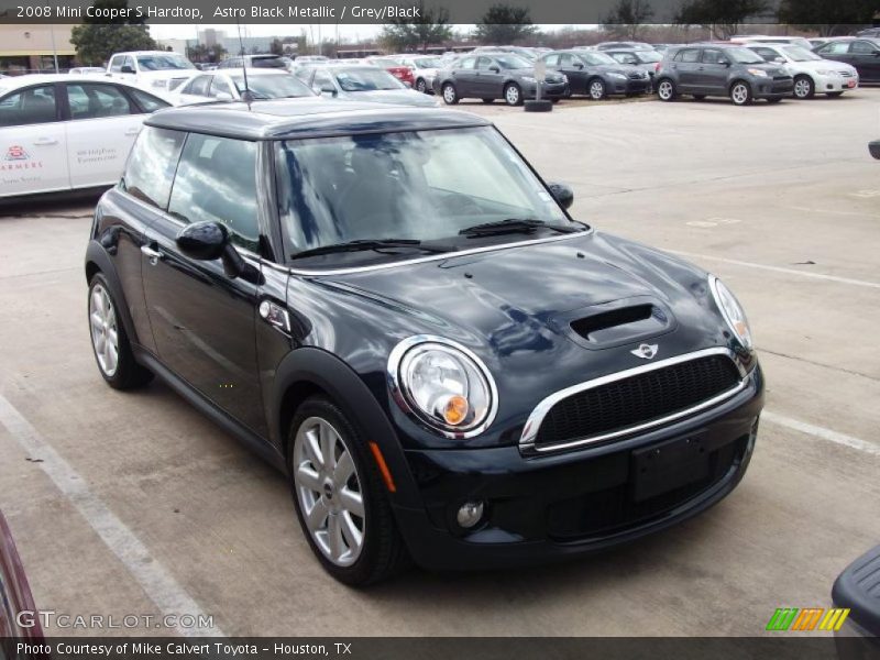 Astro Black Metallic / Grey/Black 2008 Mini Cooper S Hardtop