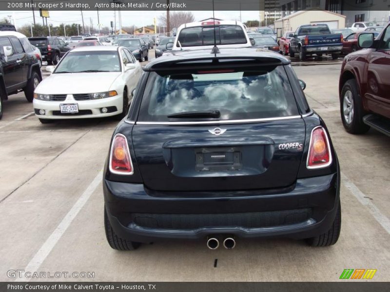 Astro Black Metallic / Grey/Black 2008 Mini Cooper S Hardtop