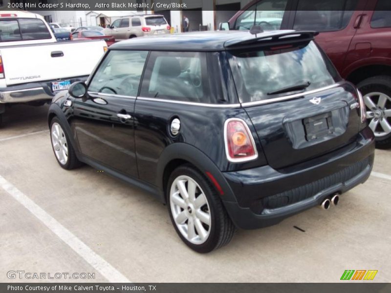 Astro Black Metallic / Grey/Black 2008 Mini Cooper S Hardtop