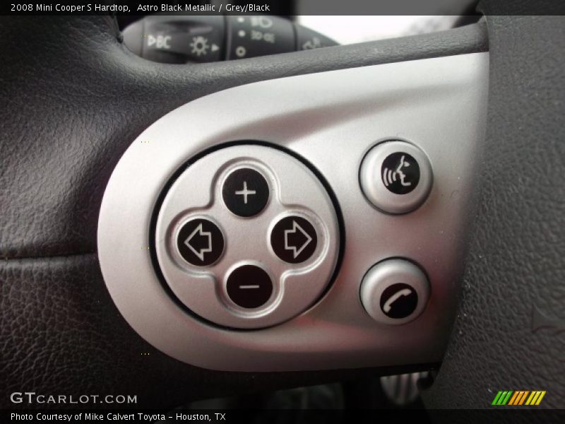 Astro Black Metallic / Grey/Black 2008 Mini Cooper S Hardtop