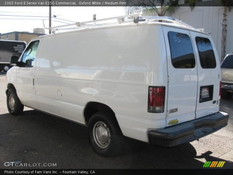 Oxford White / Medium Flint 2003 Ford E Series Van E150 Commercial