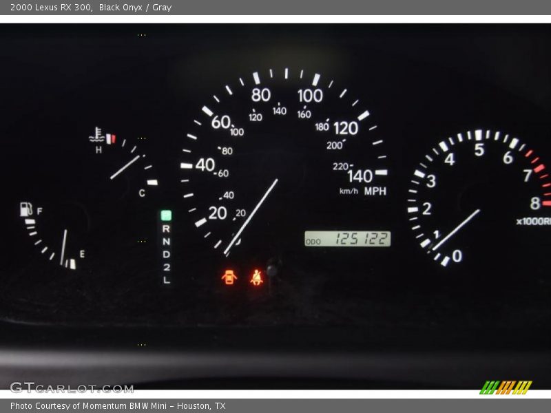Black Onyx / Gray 2000 Lexus RX 300