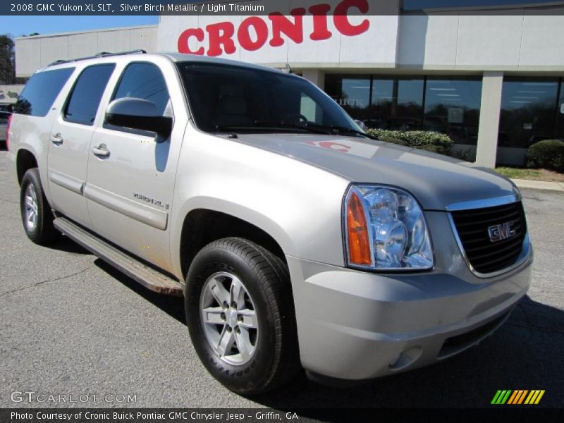 Silver Birch Metallic / Light Titanium 2008 GMC Yukon XL SLT