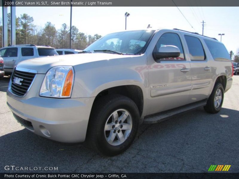 Silver Birch Metallic / Light Titanium 2008 GMC Yukon XL SLT