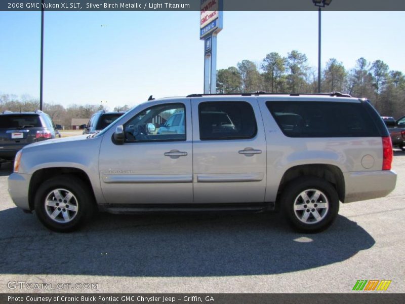 Silver Birch Metallic / Light Titanium 2008 GMC Yukon XL SLT