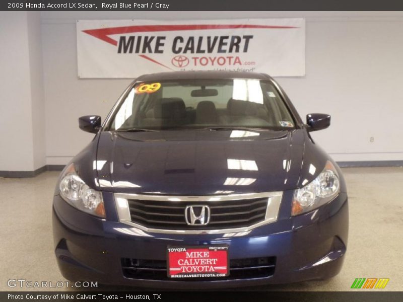 Royal Blue Pearl / Gray 2009 Honda Accord LX Sedan