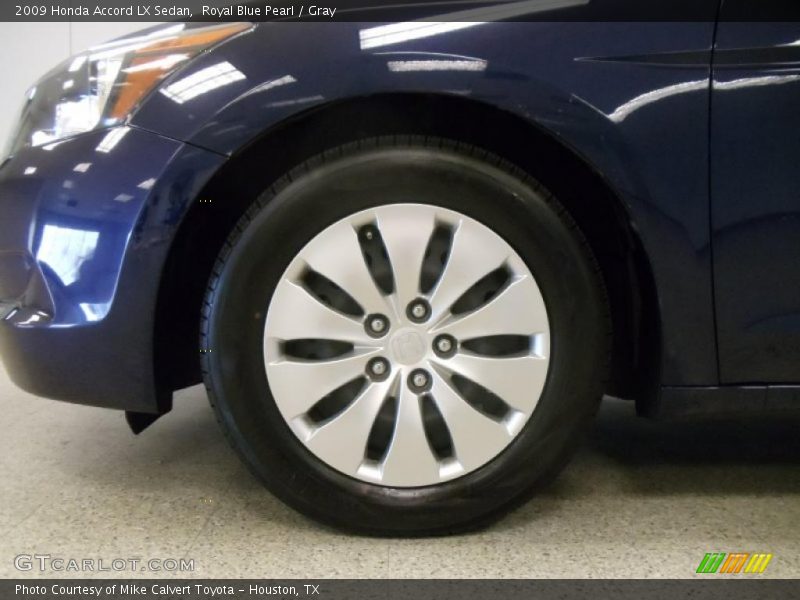 Royal Blue Pearl / Gray 2009 Honda Accord LX Sedan