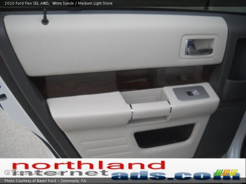 White Suede / Medium Light Stone 2010 Ford Flex SEL AWD