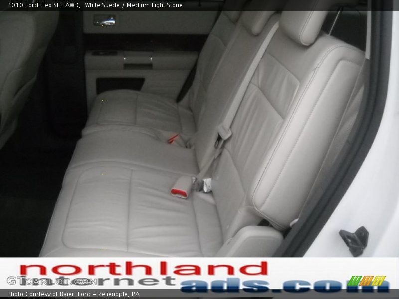 White Suede / Medium Light Stone 2010 Ford Flex SEL AWD