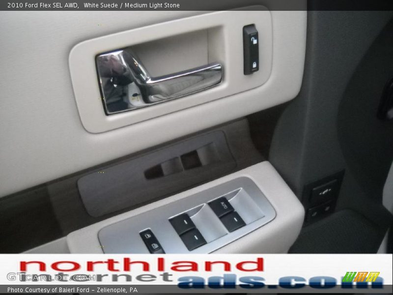 White Suede / Medium Light Stone 2010 Ford Flex SEL AWD