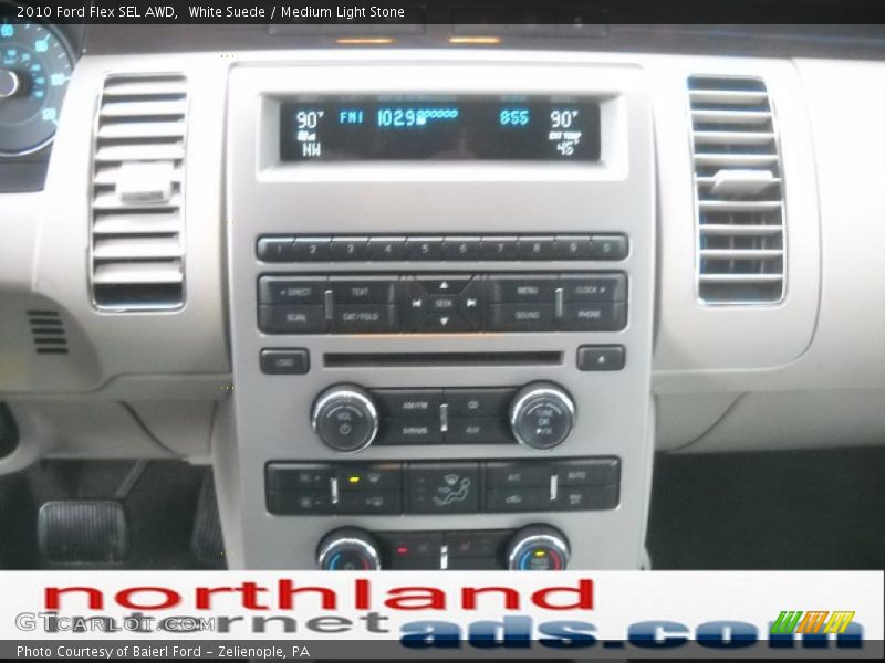 White Suede / Medium Light Stone 2010 Ford Flex SEL AWD