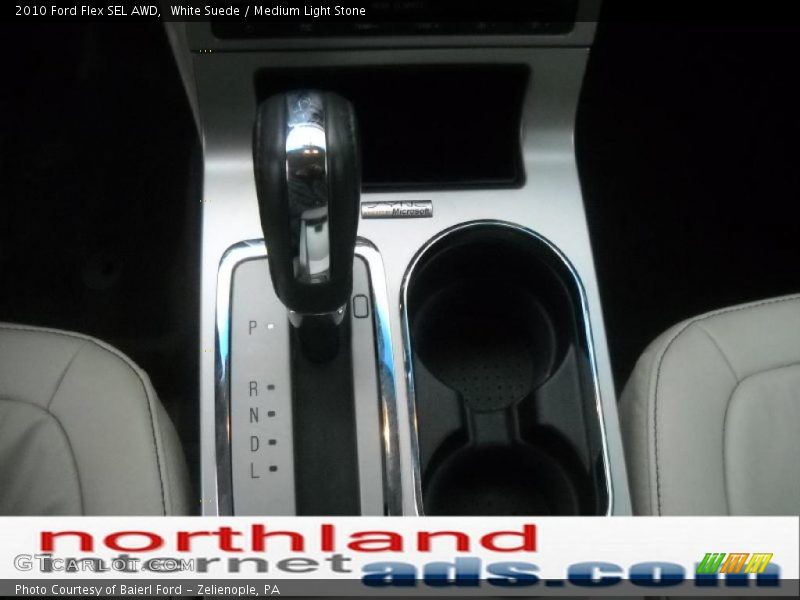 White Suede / Medium Light Stone 2010 Ford Flex SEL AWD