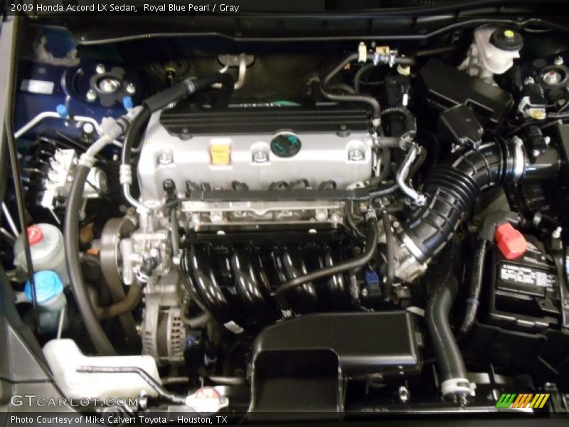 Royal Blue Pearl / Gray 2009 Honda Accord LX Sedan