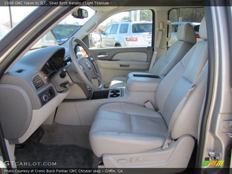  2008 Yukon XL SLT Light Titanium Interior