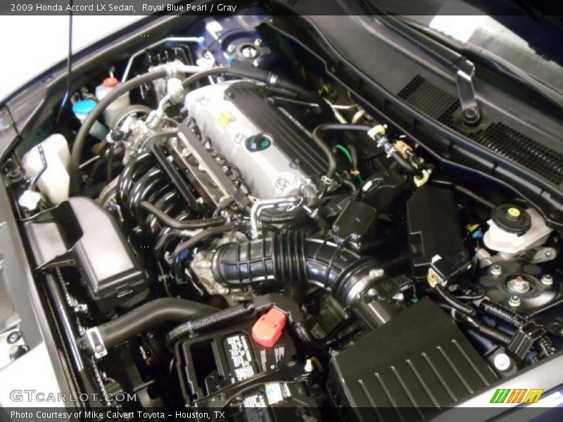 Royal Blue Pearl / Gray 2009 Honda Accord LX Sedan