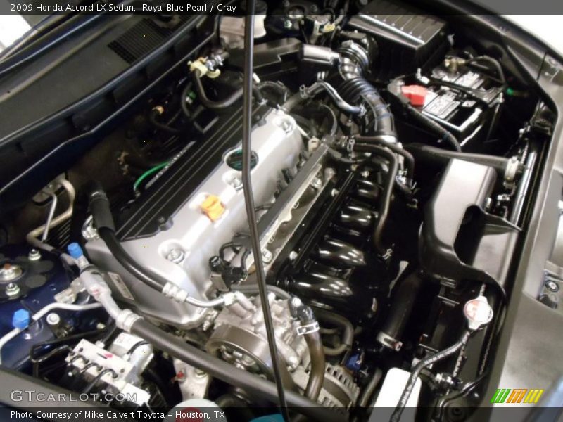 Royal Blue Pearl / Gray 2009 Honda Accord LX Sedan