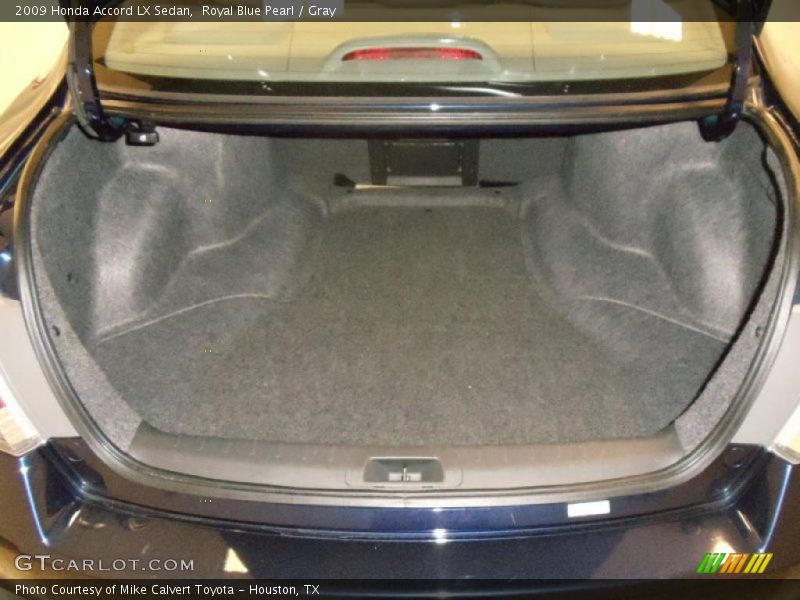 Royal Blue Pearl / Gray 2009 Honda Accord LX Sedan