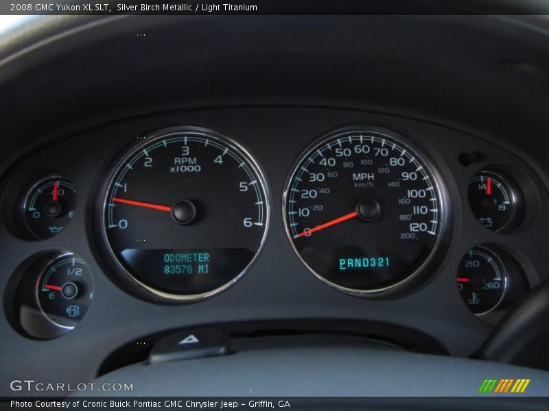  2008 Yukon XL SLT XL SLT Gauges