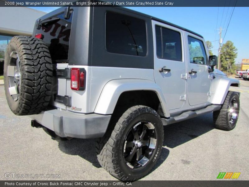 Bright Silver Metallic / Dark Slate Gray/Med Slate Gray 2008 Jeep Wrangler Unlimited Sahara