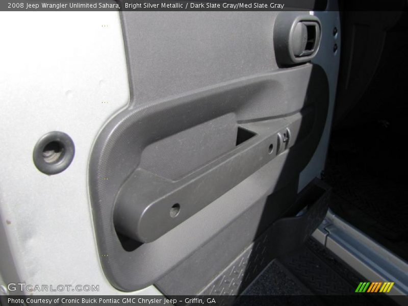 Bright Silver Metallic / Dark Slate Gray/Med Slate Gray 2008 Jeep Wrangler Unlimited Sahara
