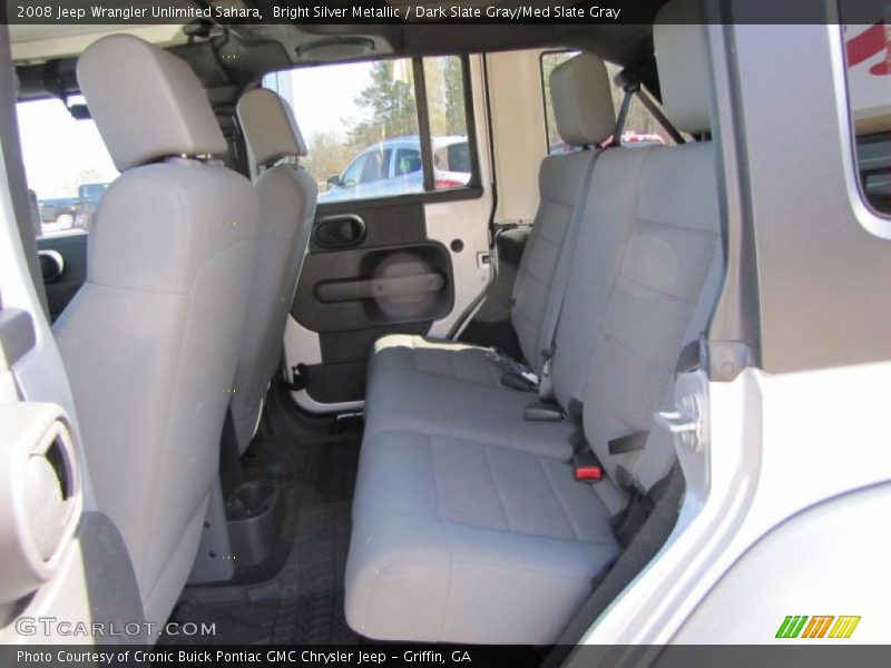 Bright Silver Metallic / Dark Slate Gray/Med Slate Gray 2008 Jeep Wrangler Unlimited Sahara