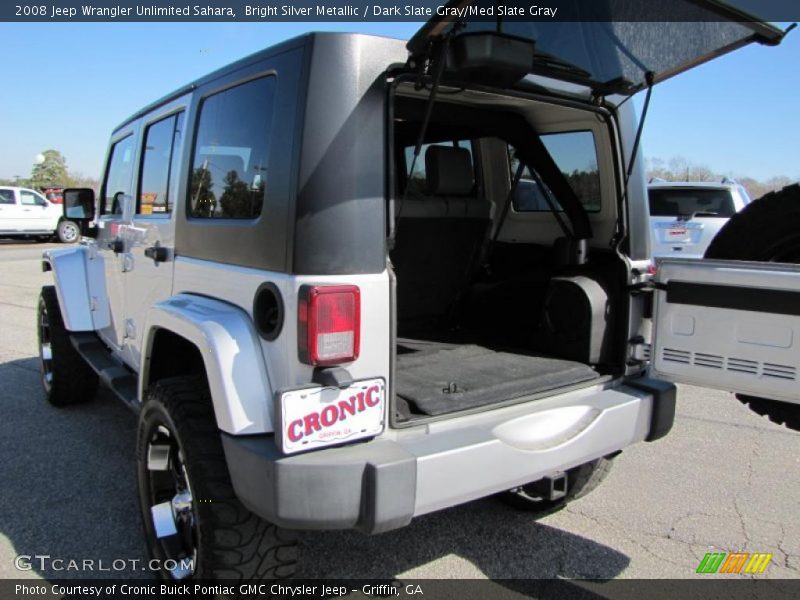 Bright Silver Metallic / Dark Slate Gray/Med Slate Gray 2008 Jeep Wrangler Unlimited Sahara