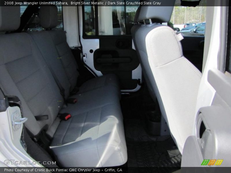 Bright Silver Metallic / Dark Slate Gray/Med Slate Gray 2008 Jeep Wrangler Unlimited Sahara