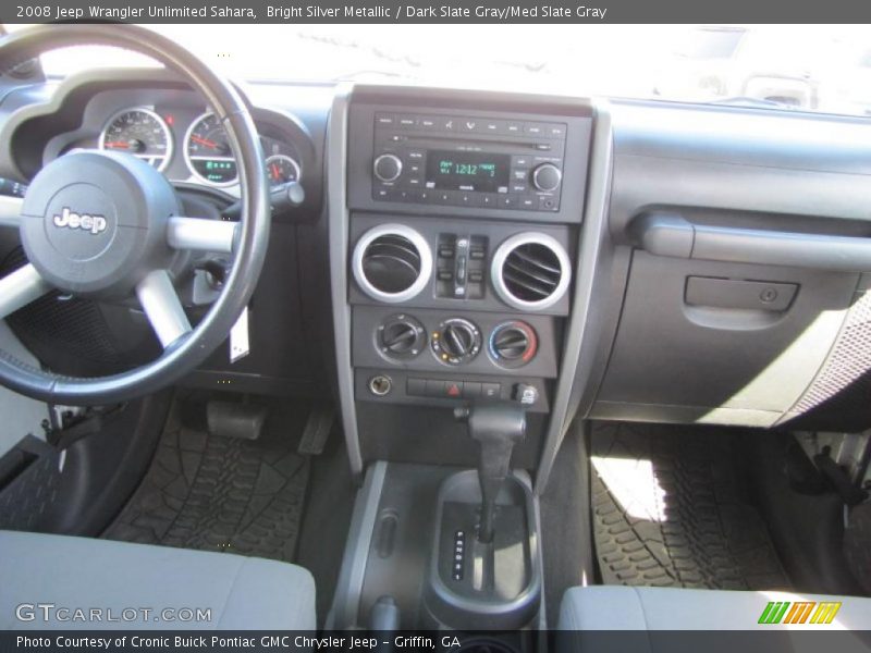 Bright Silver Metallic / Dark Slate Gray/Med Slate Gray 2008 Jeep Wrangler Unlimited Sahara