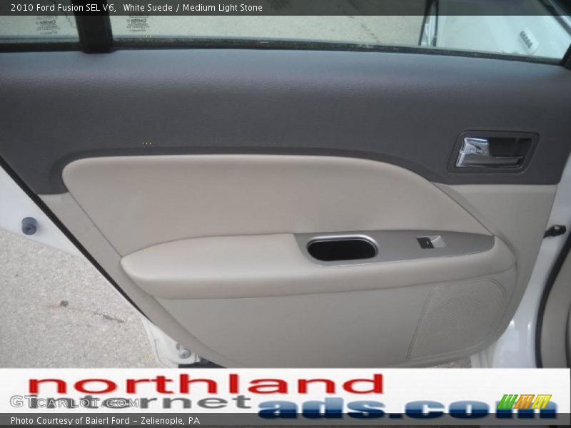 White Suede / Medium Light Stone 2010 Ford Fusion SEL V6