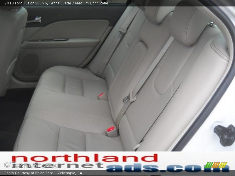 White Suede / Medium Light Stone 2010 Ford Fusion SEL V6