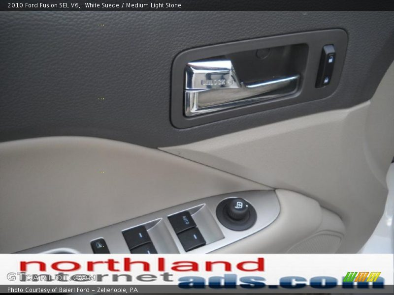 White Suede / Medium Light Stone 2010 Ford Fusion SEL V6