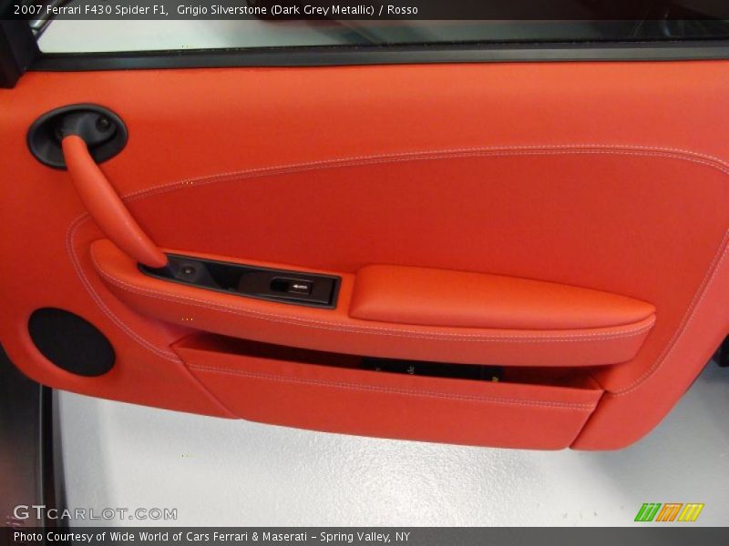Grigio Silverstone (Dark Grey Metallic) / Rosso 2007 Ferrari F430 Spider F1