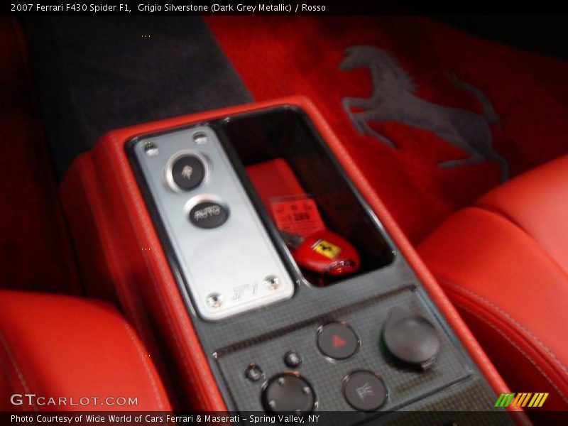 Grigio Silverstone (Dark Grey Metallic) / Rosso 2007 Ferrari F430 Spider F1