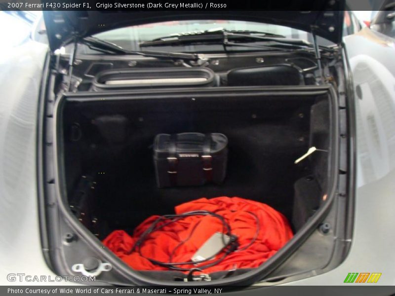 Grigio Silverstone (Dark Grey Metallic) / Rosso 2007 Ferrari F430 Spider F1