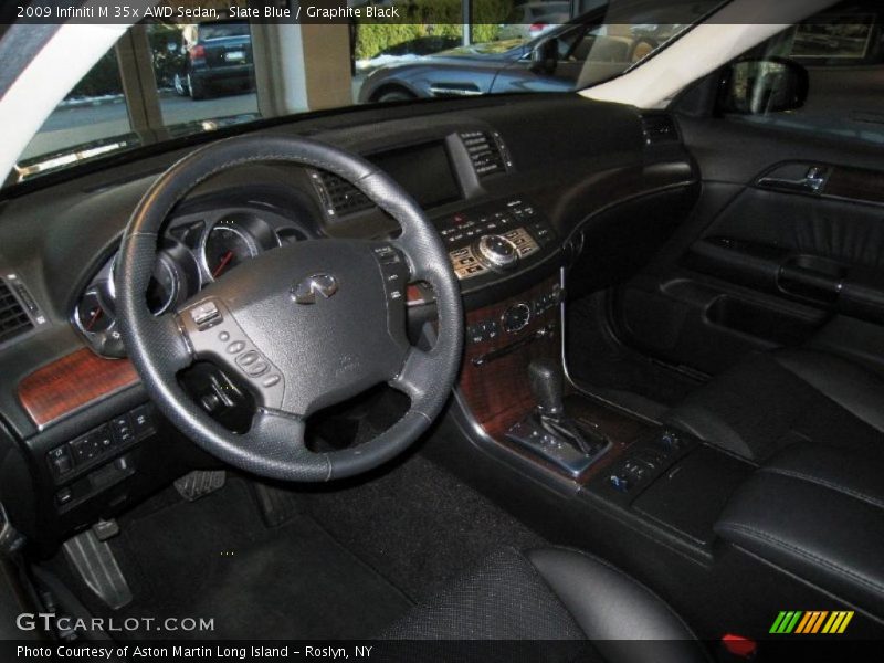 Slate Blue / Graphite Black 2009 Infiniti M 35x AWD Sedan