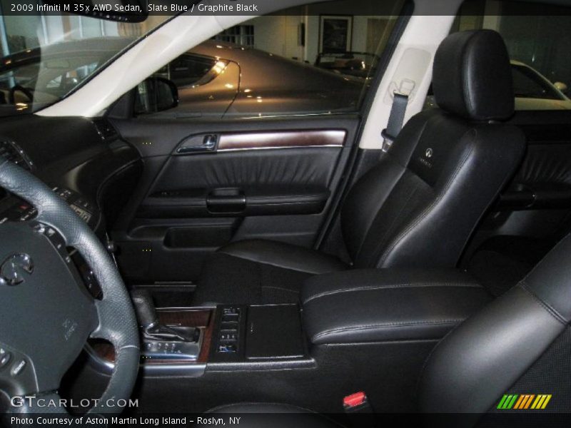 Slate Blue / Graphite Black 2009 Infiniti M 35x AWD Sedan