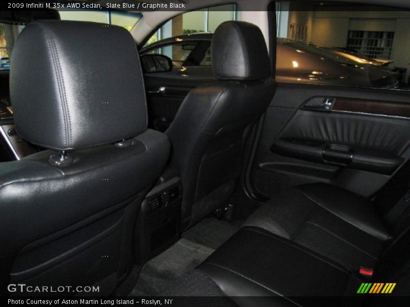 Slate Blue / Graphite Black 2009 Infiniti M 35x AWD Sedan