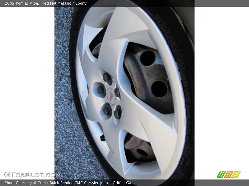 Red Hot Metallic / Ebony 2009 Pontiac Vibe