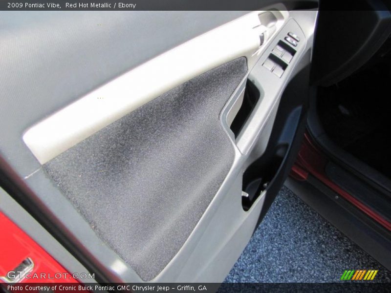 Red Hot Metallic / Ebony 2009 Pontiac Vibe
