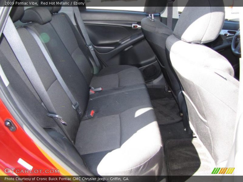 Red Hot Metallic / Ebony 2009 Pontiac Vibe