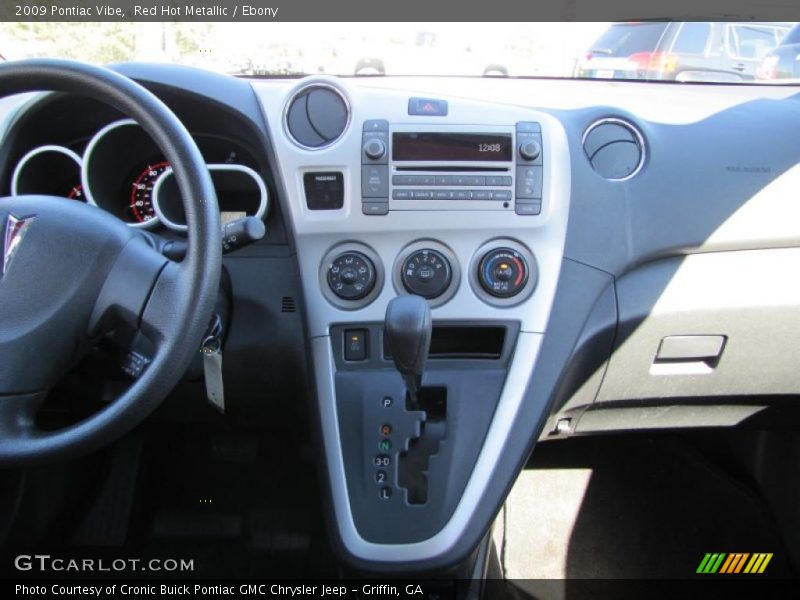 Red Hot Metallic / Ebony 2009 Pontiac Vibe